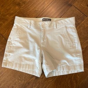 Eddie Bauer Khaki Shorts Sz 8